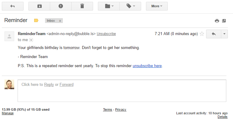 Reminder gallery image