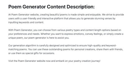 PoemGenerator gallery image