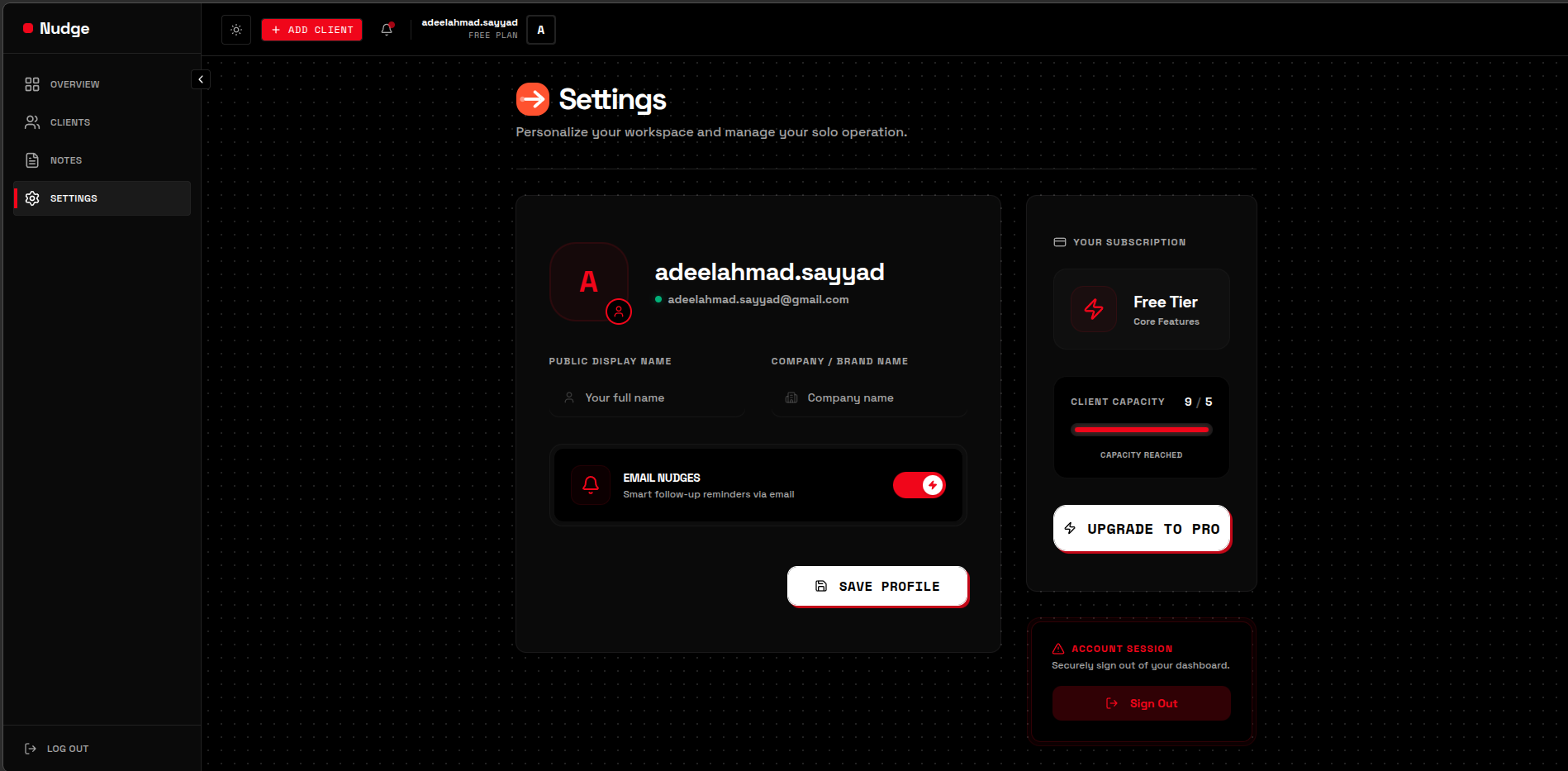 Nudge CRM gallery image