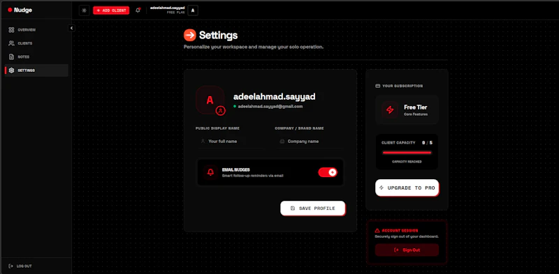 Nudge CRM screenshot 6