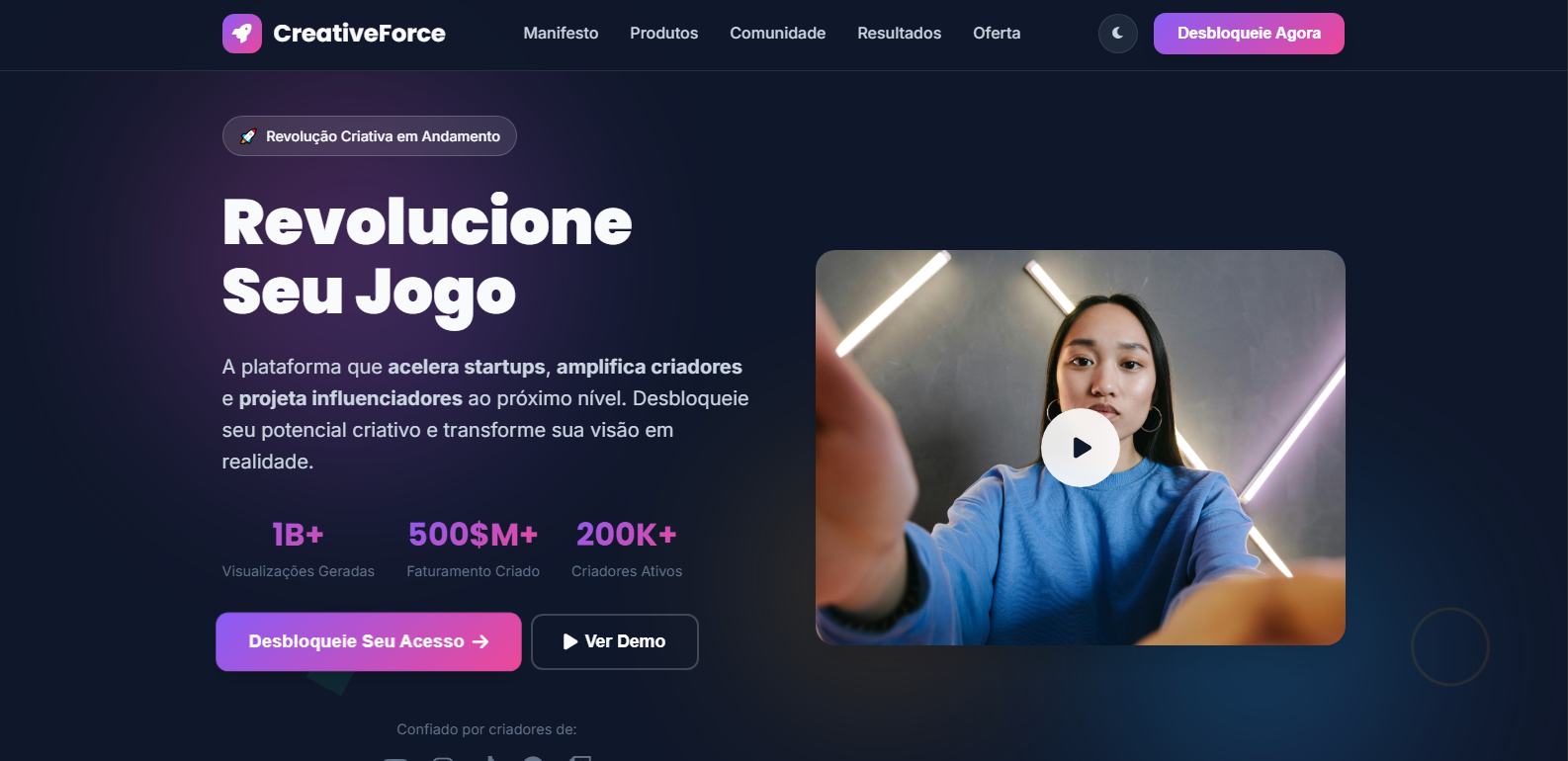 Revolutionize your game. - Product Hunt launch logo