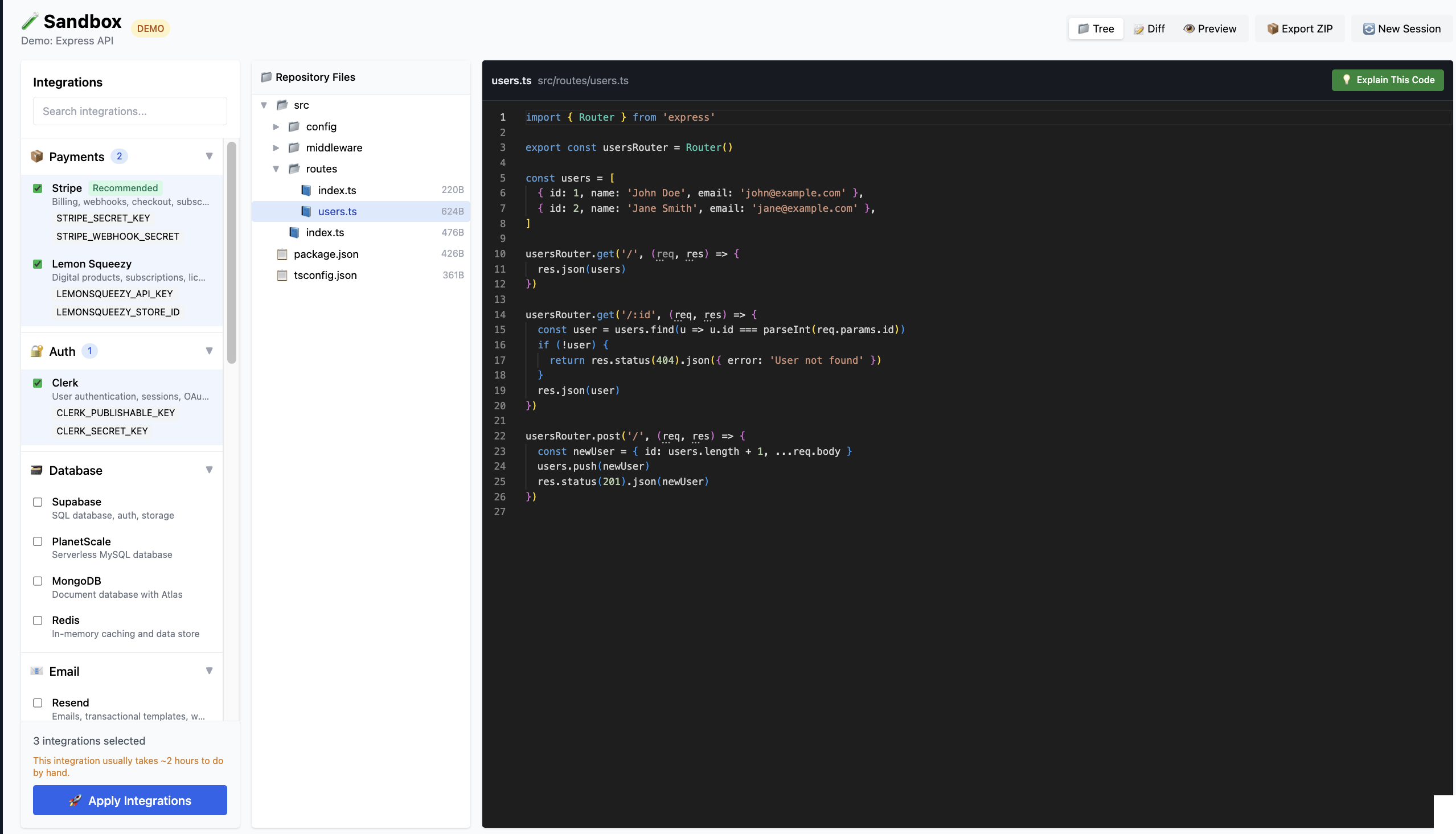 AutoIntegrate gallery image