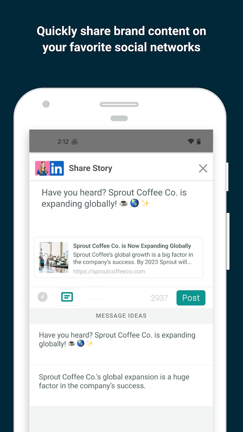 Sprout Social Employee Advocacy gallery image