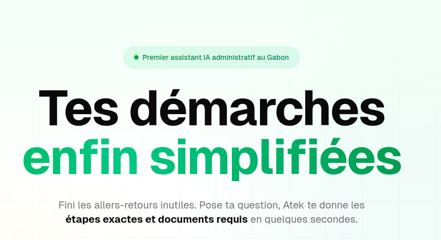 Atek - Screenshot 2 showing product features and functionality