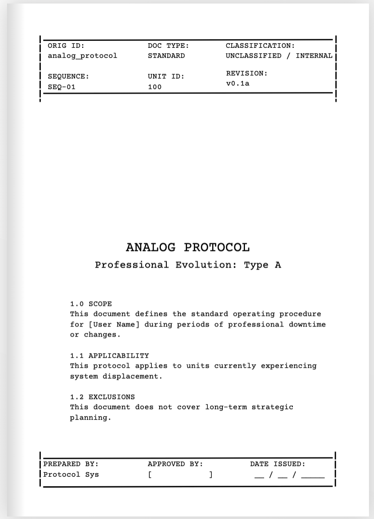 Analog Protocol (v0.1) gallery image