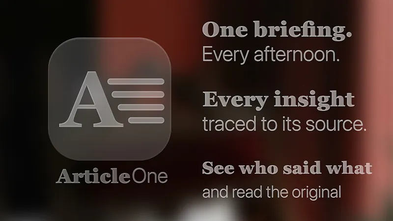 Article One - curated briefing, everyday screenshot 1 (video preview)