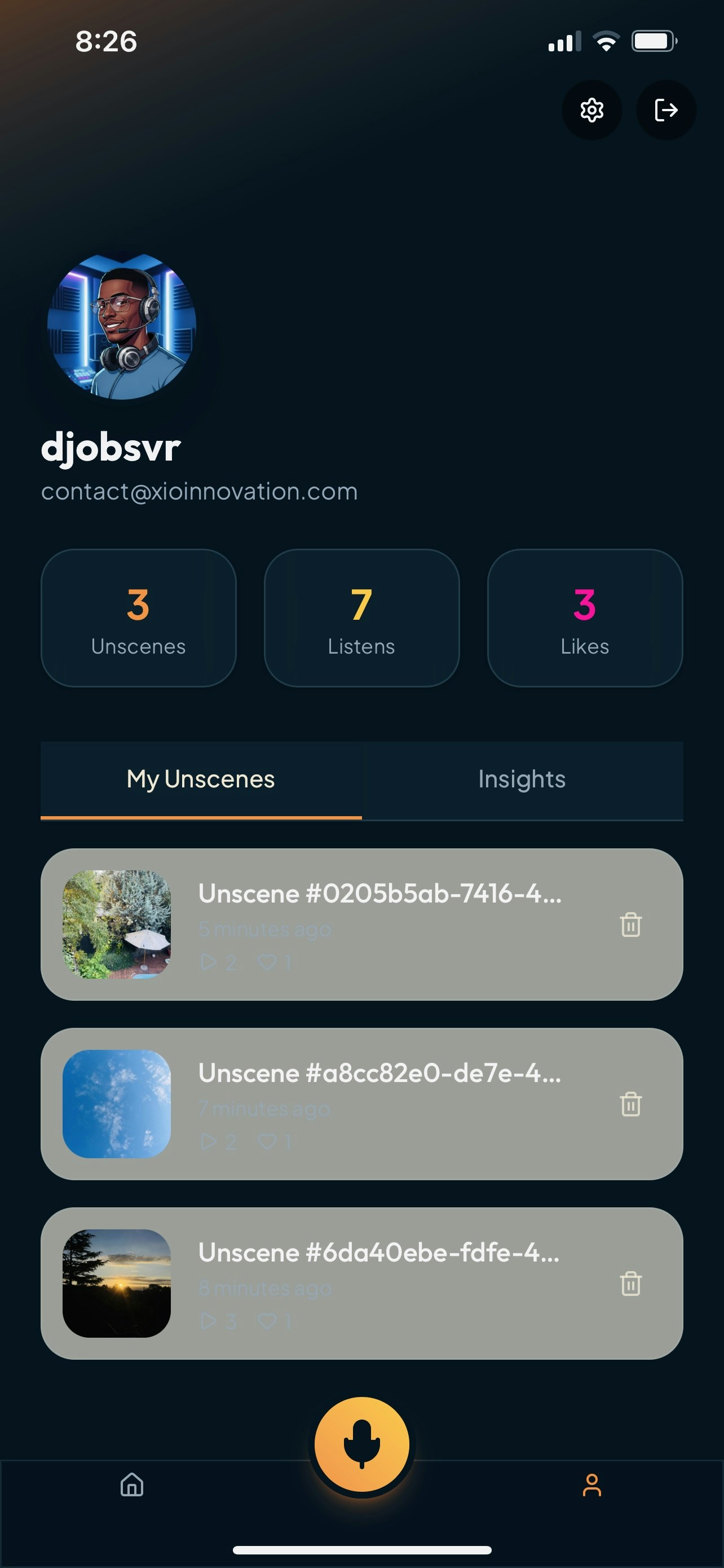 Unscene - Screenshot 4 showing product features and functionality