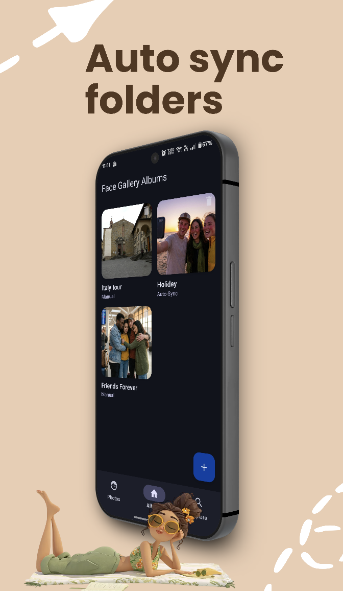 Face Gallery: On Device AI Photo Sorter gallery image