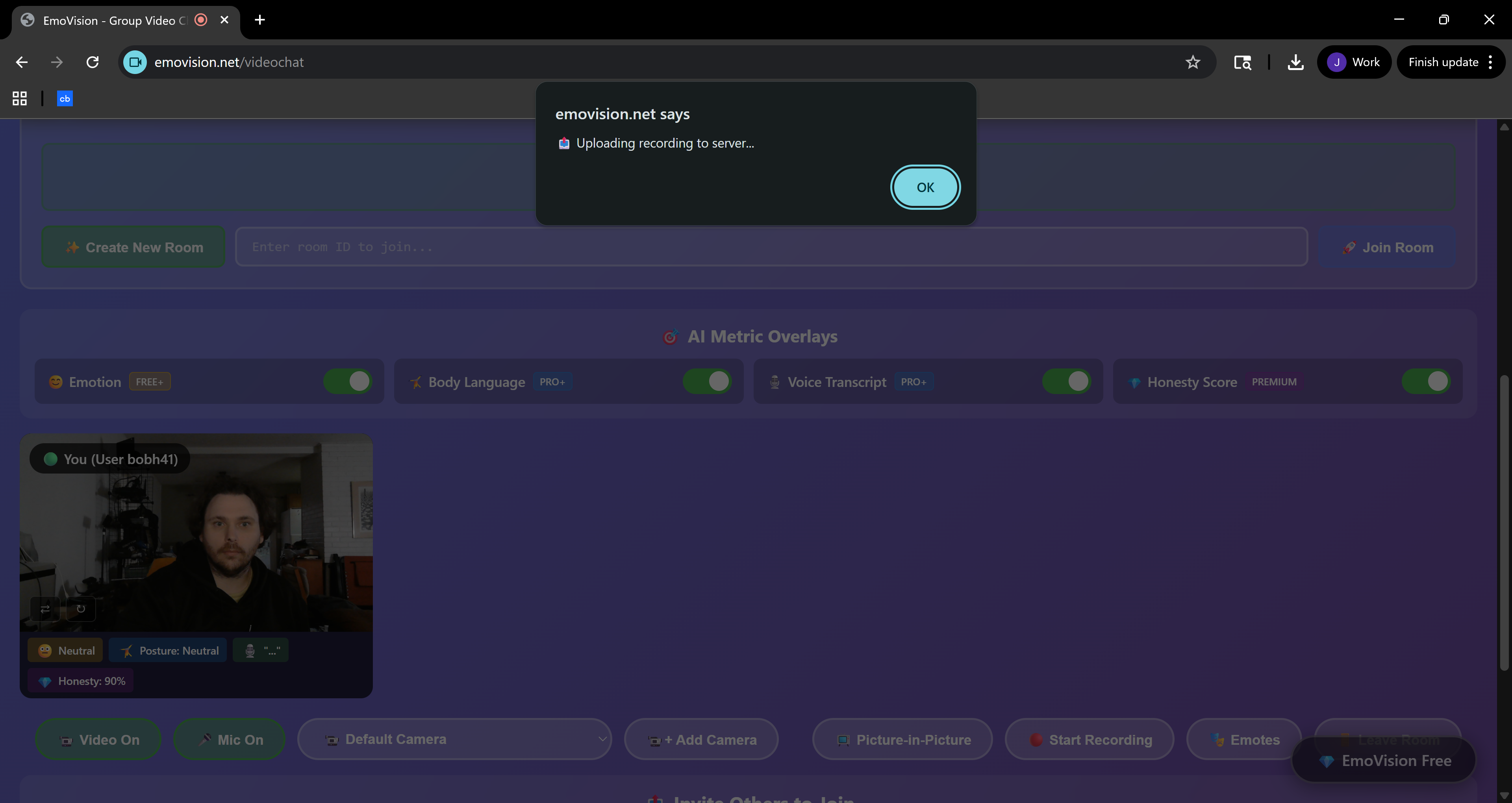 EmoVision - Screenshot 4 showing product features and functionality