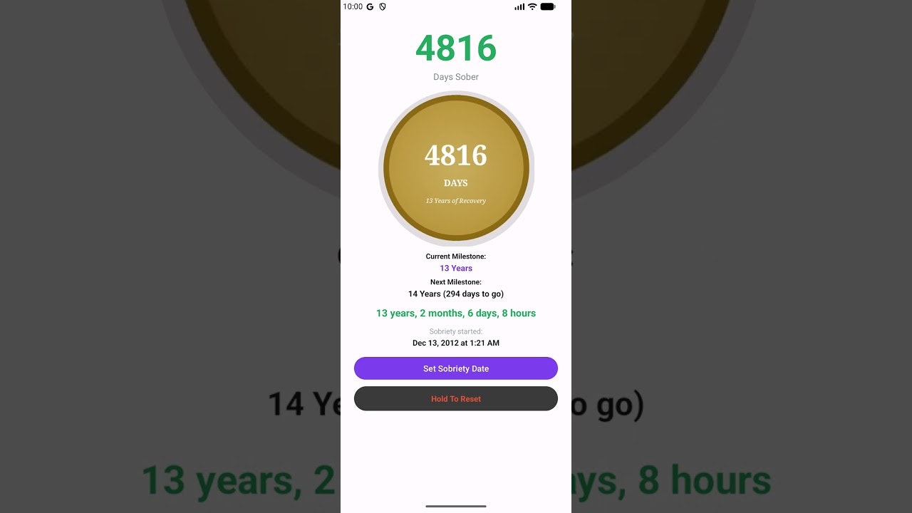Simple Sobriety Tracker (Android) gallery image