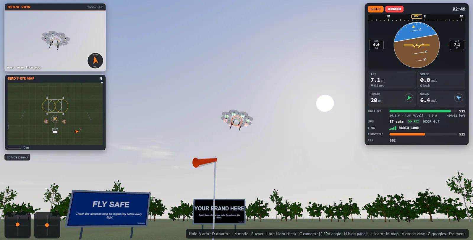 Drone_Simulator_V2 screenshot 1