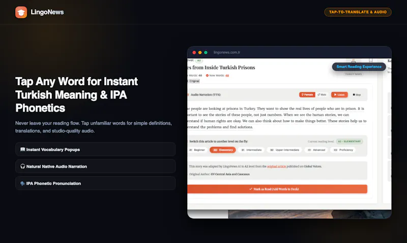 LingoNews screenshot 2
