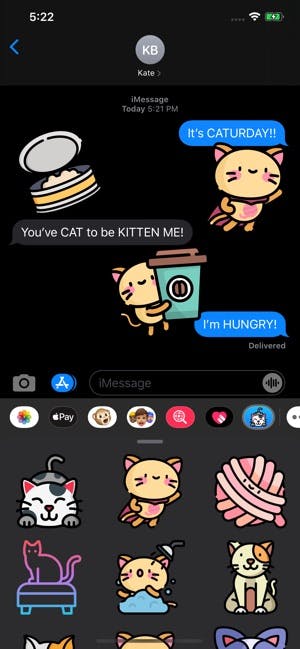 Kitters! iMessage Cat Stickers -AppStore media 1