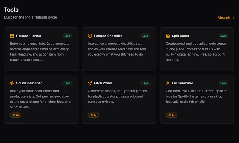 BigBadBird Music Tools screenshot 2
