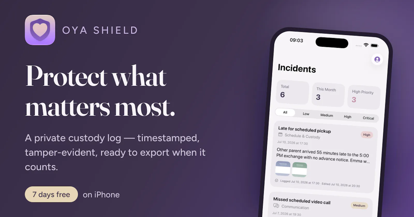Oya Shield screenshot 1