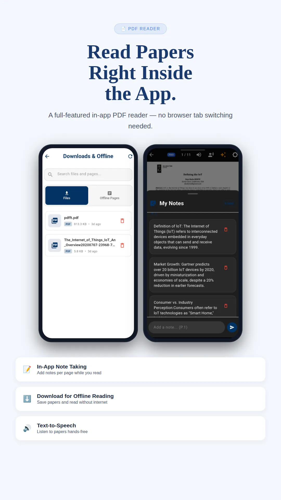 GScholar App screenshot