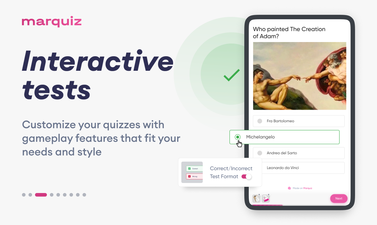 Marquiz - Costruttore di quiz ad alta conversione media 4