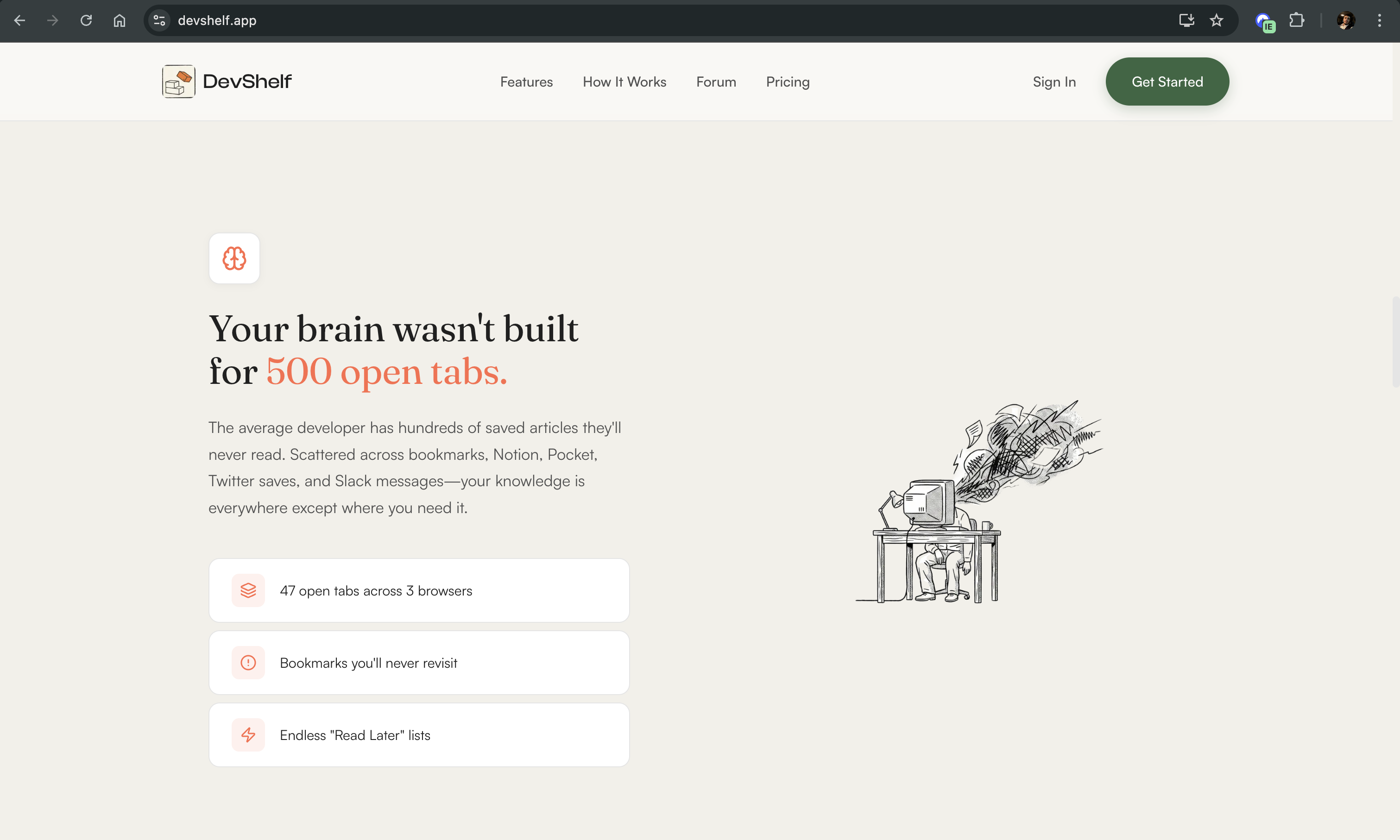 DevShelf - Screenshot 3 showing product features and functionality