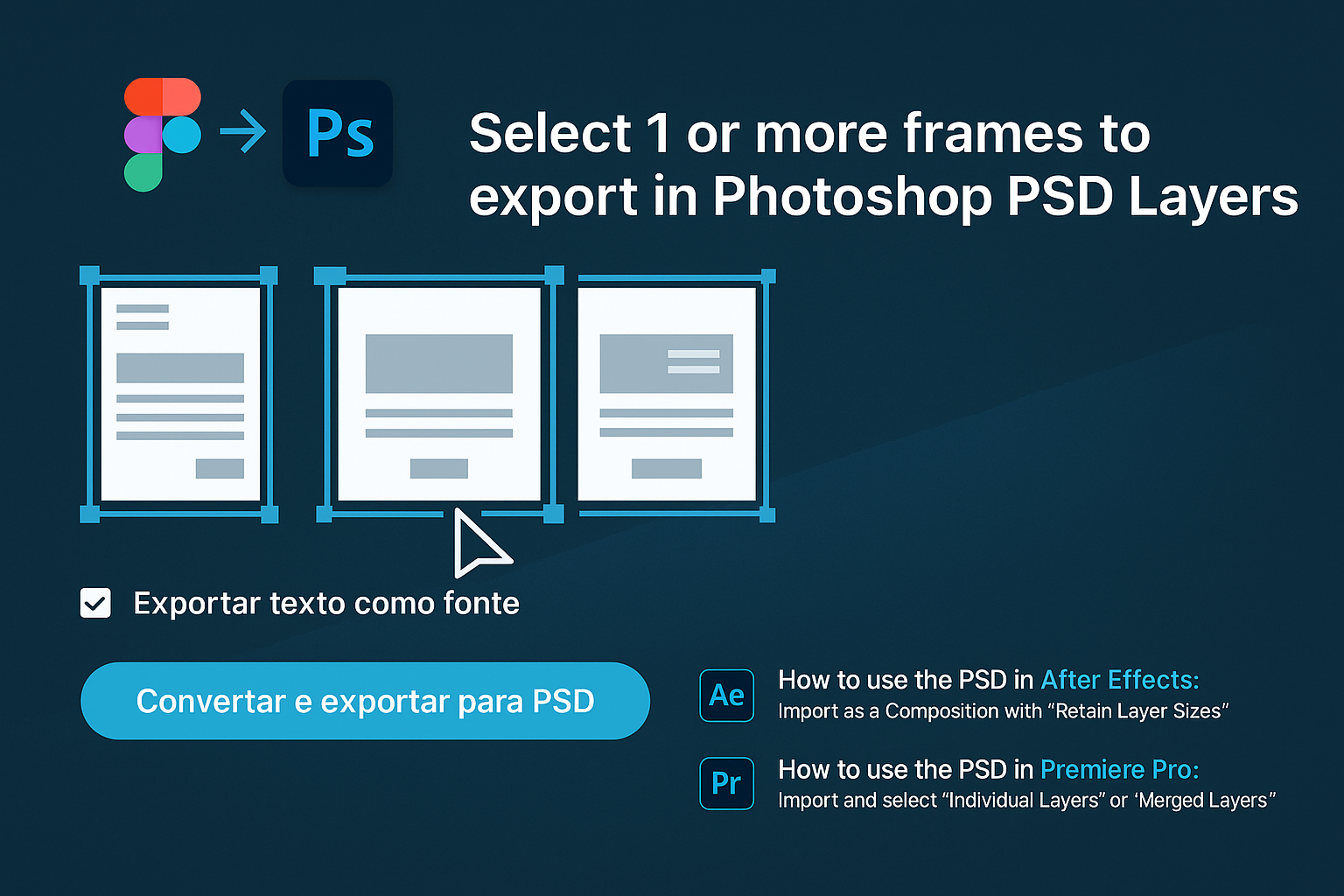 Figma to PSD Export Plugin gallery image