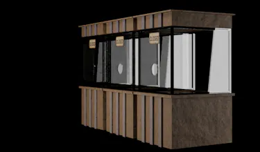 Abandoned Ticket Booth - blender model gallery image