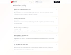 TARKK – Not-To-Do List gallery image