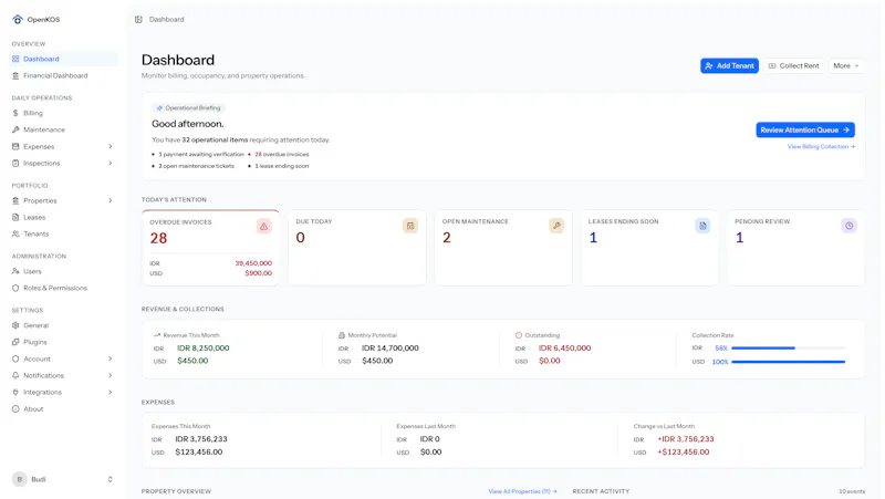 OpenKOS screenshot 2