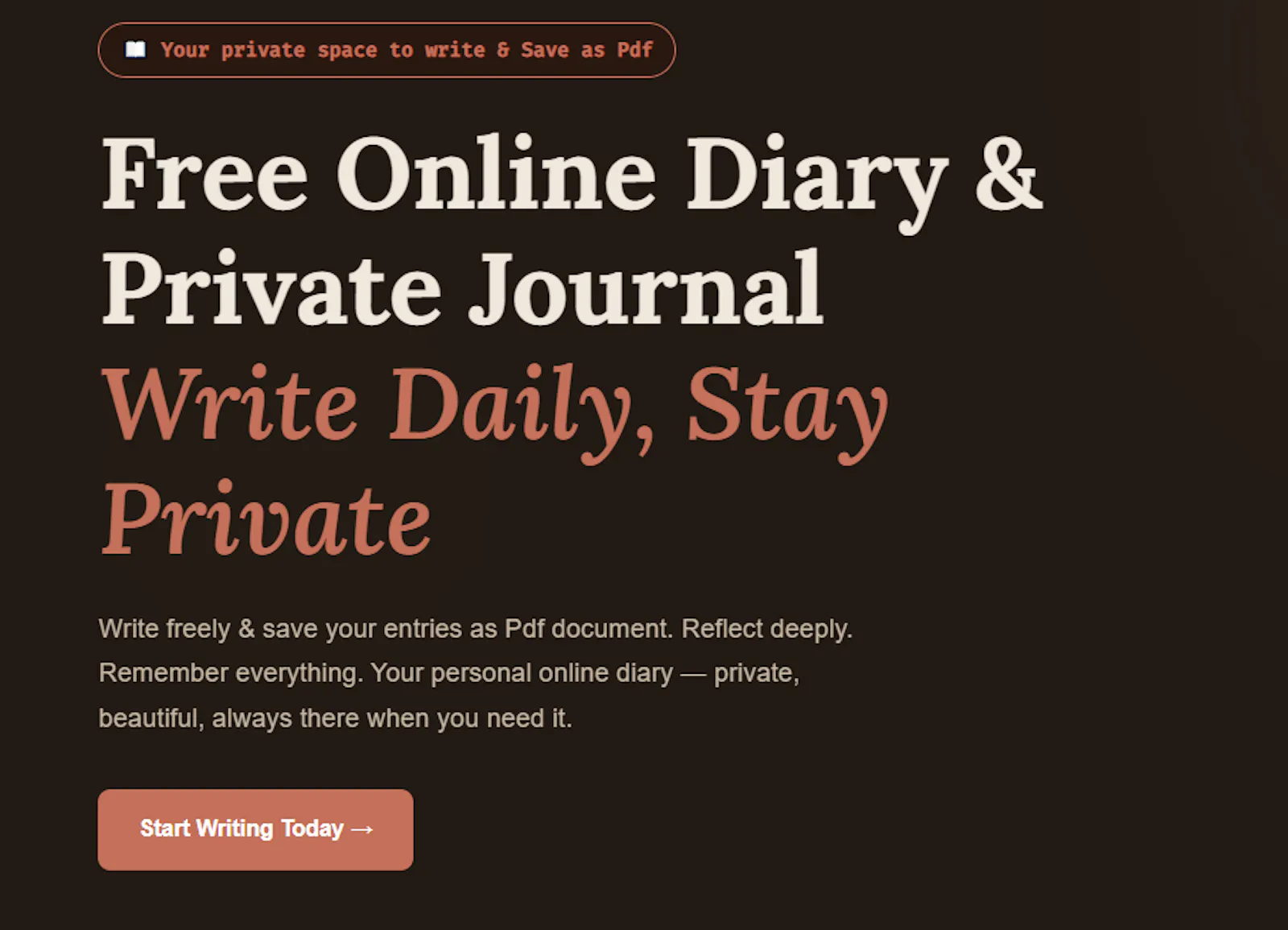 Notepad & Diary Online screenshot 2
