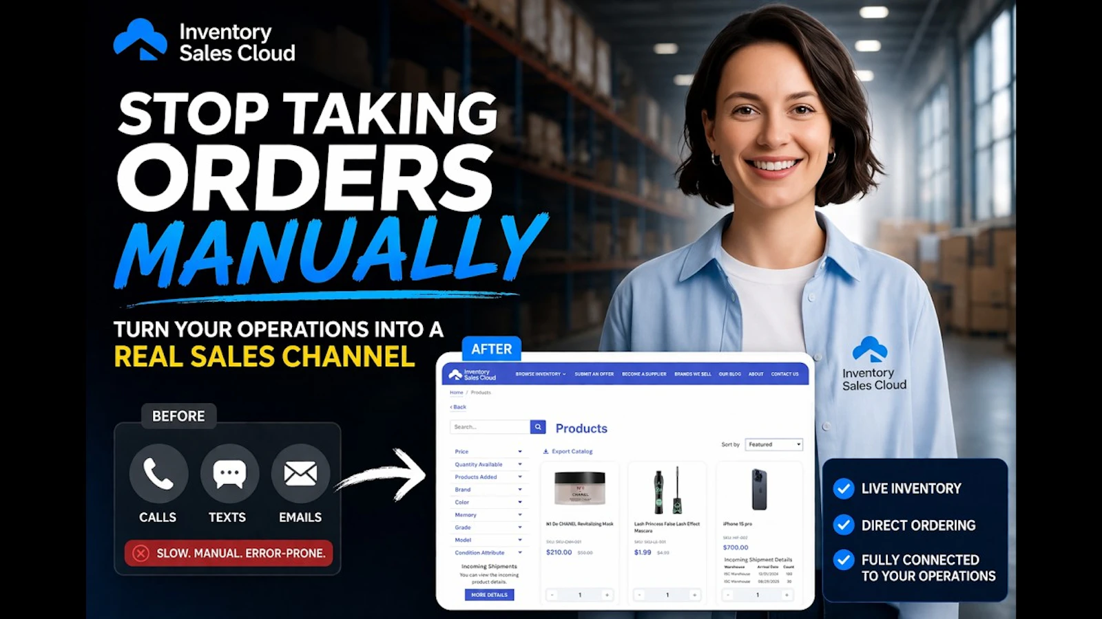 Inventory Sales Cloud screenshot 1 (video preview)