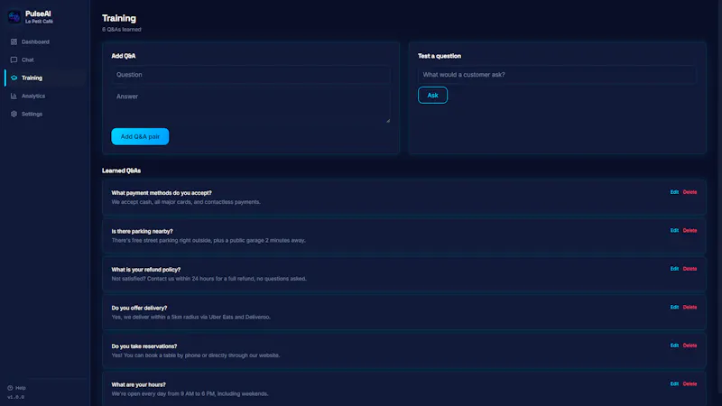 Pulse AI for chatbot screenshot 6