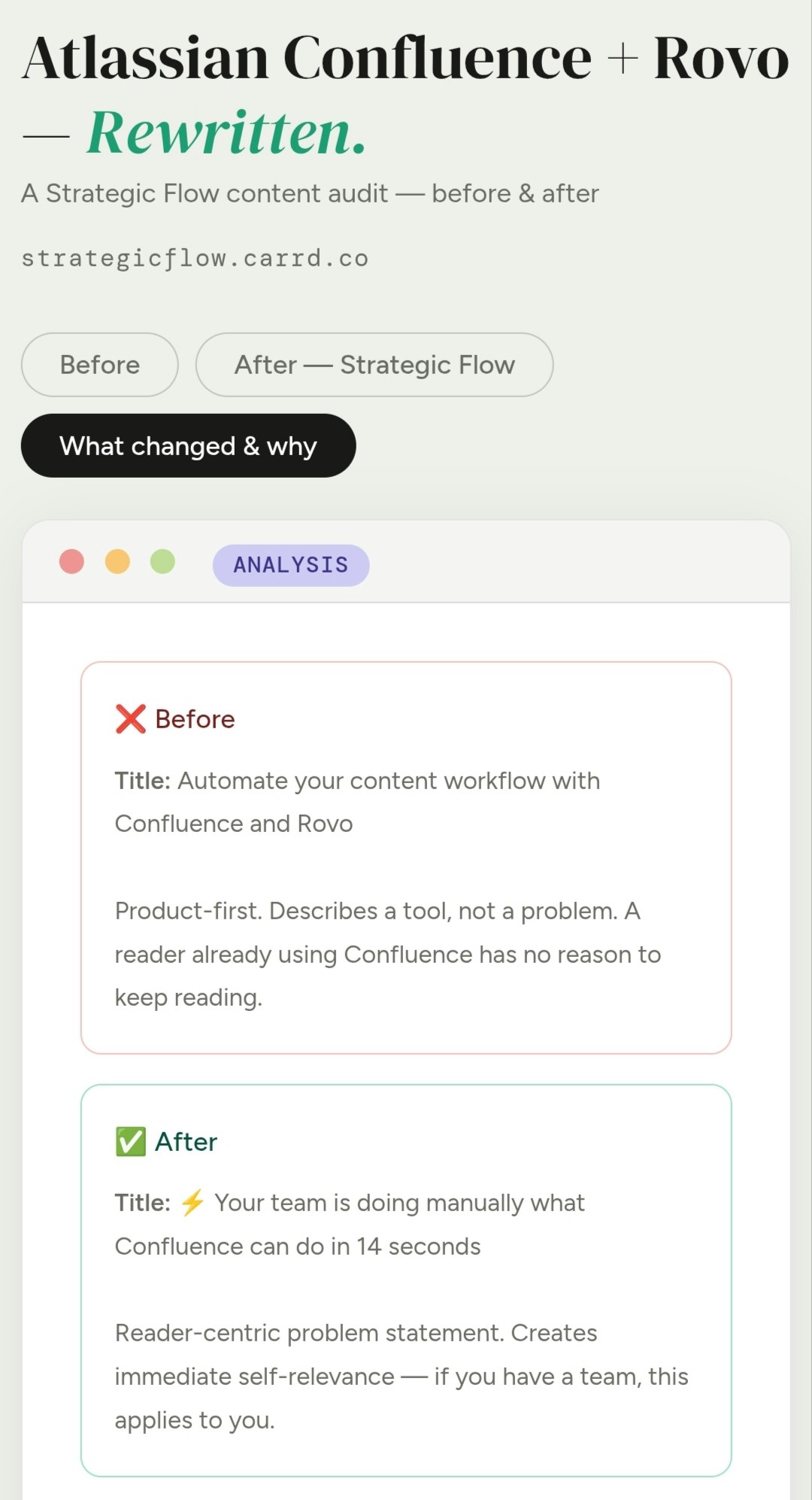 Strategic Flow Audit App gallery image