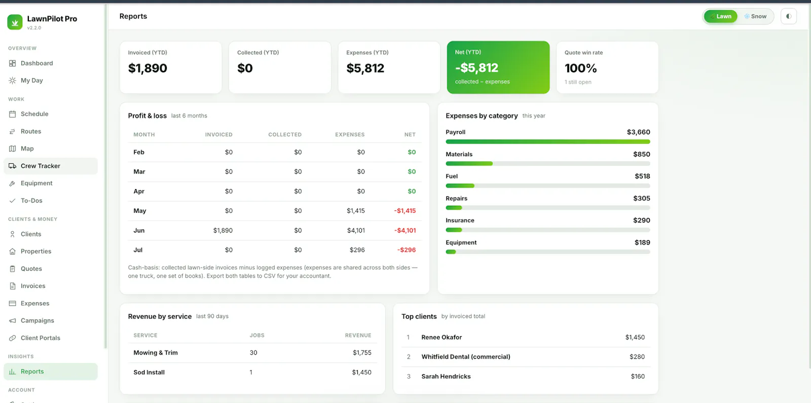LawnPilot Pro screenshot 2