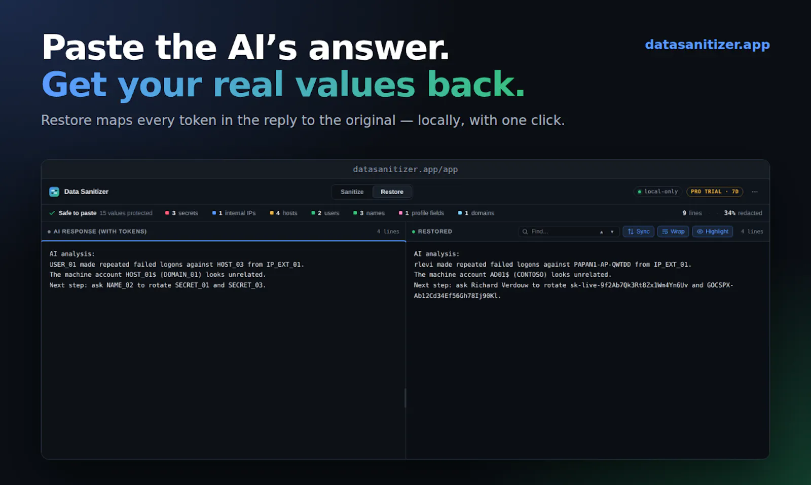 Data Sanitizer screenshot 4