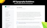 XR Typography Guidelines 1.0 image