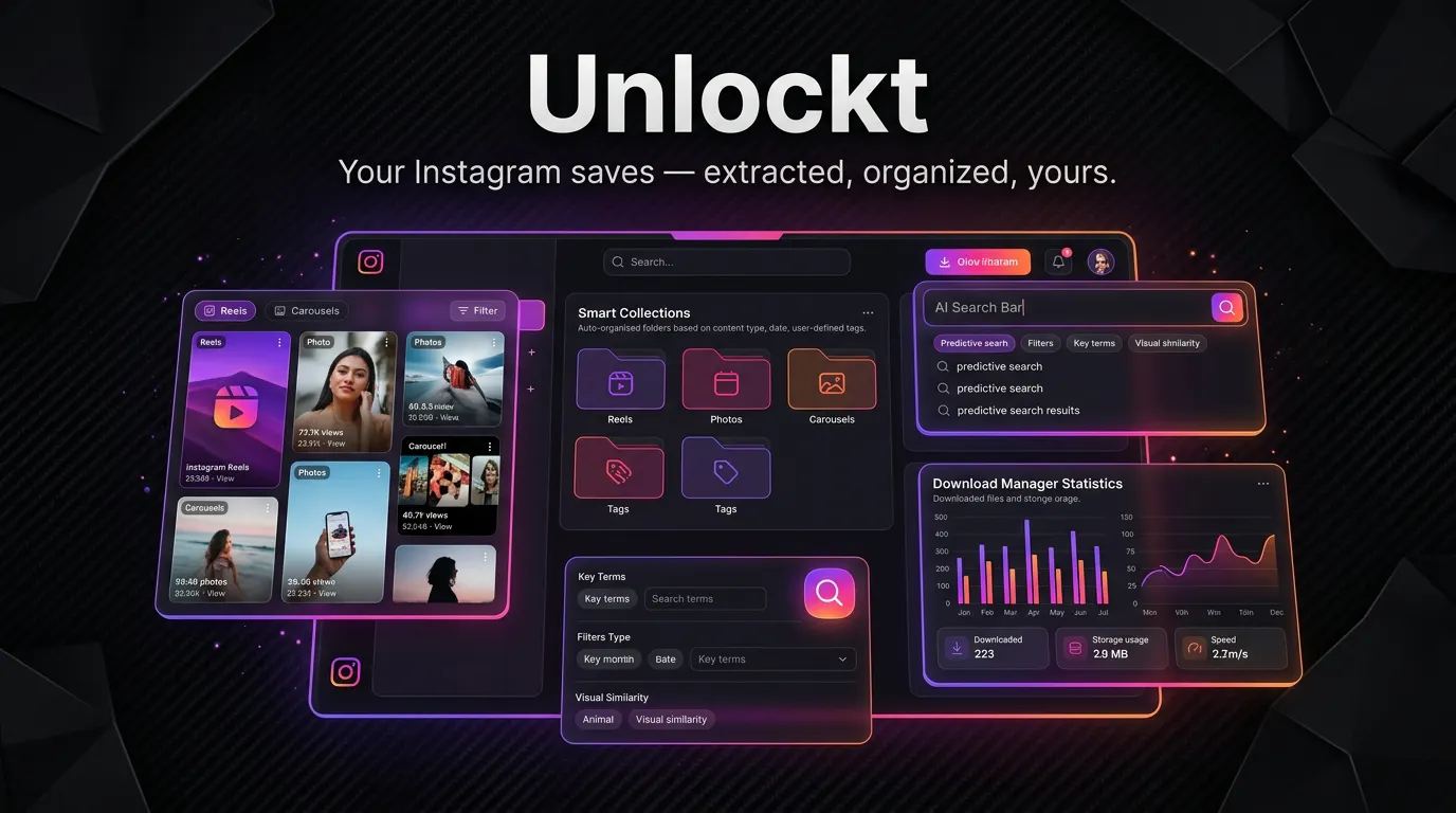 Unlockt (v6.7) — Instagram Saved Vaul gallery image