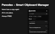 panodex – Smart, Fast Clipboard Manager