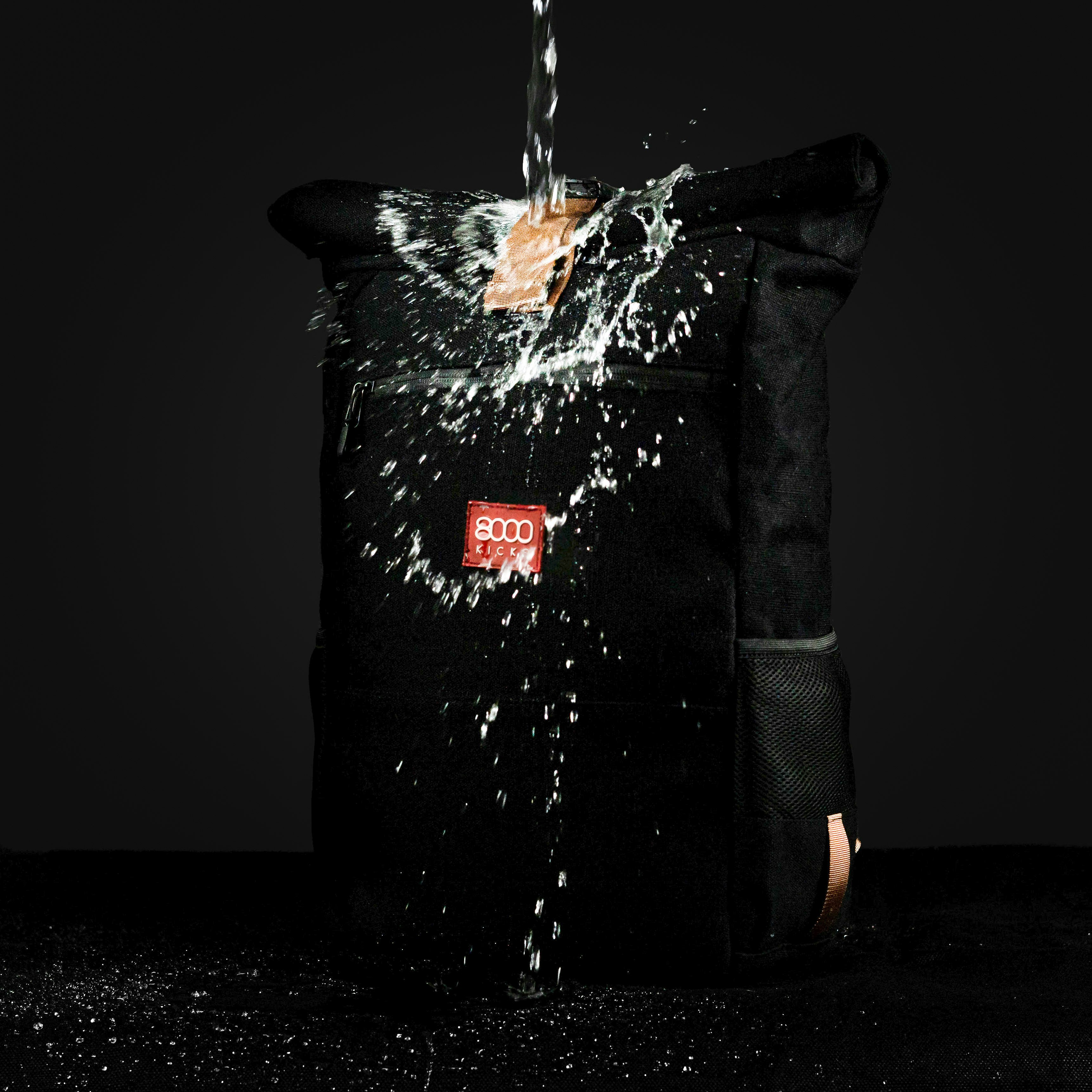 8000Kicks hemp backpack - Introducing the world's 1st waterproof hemp backpack 💦🍁🧳 media 5