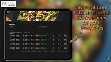 Notion Macronutrients Calculator gallery image