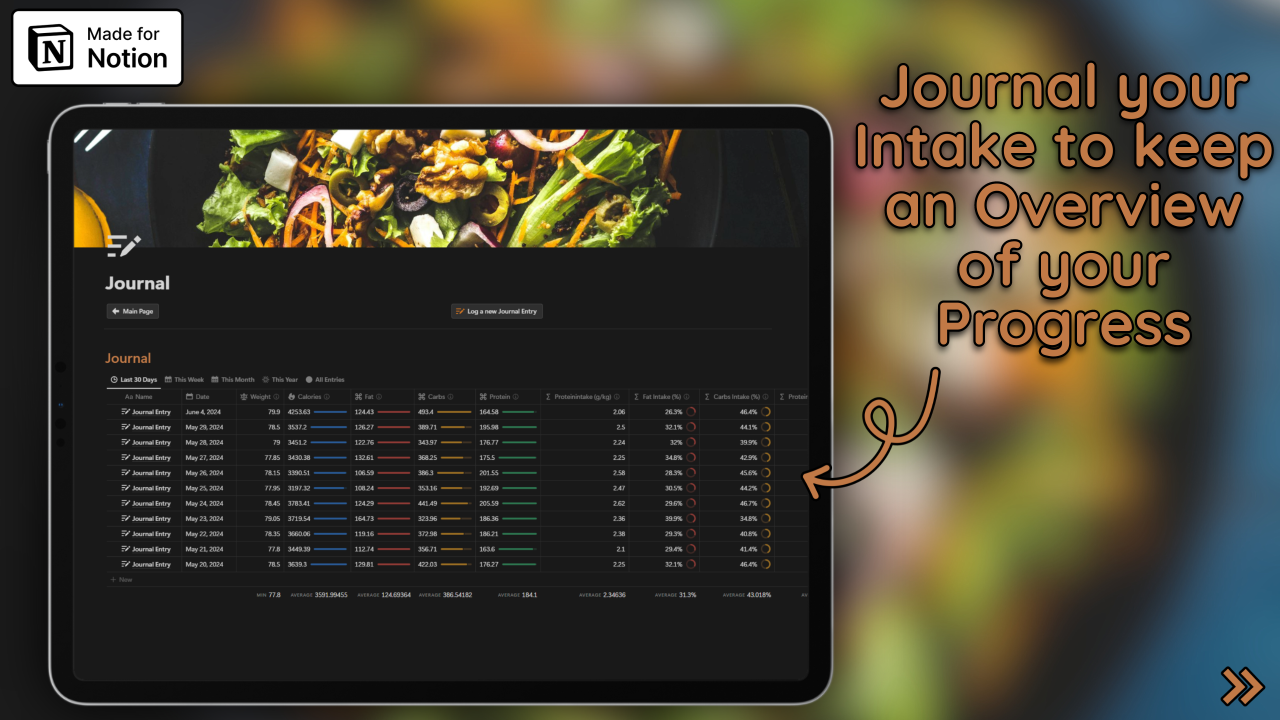 Notion Macronutrients Calculator media 5