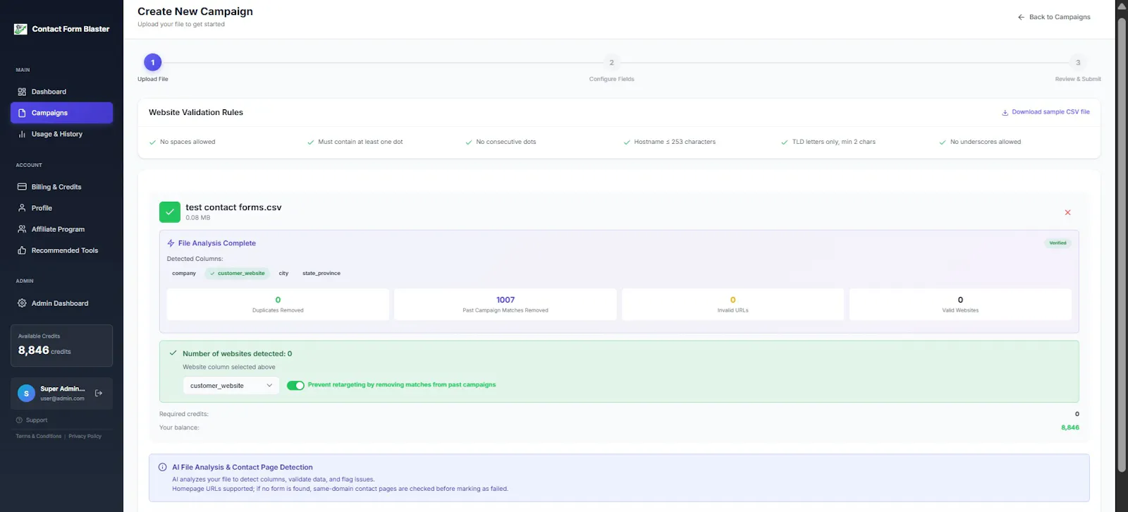 Contact Form Blaster screenshot 2