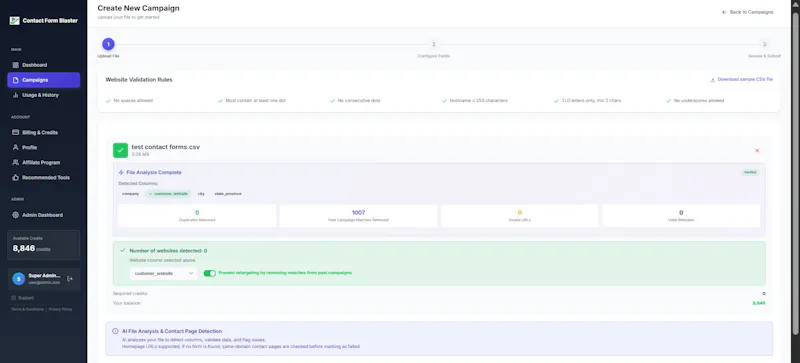 Contact Form Blaster screenshot 2