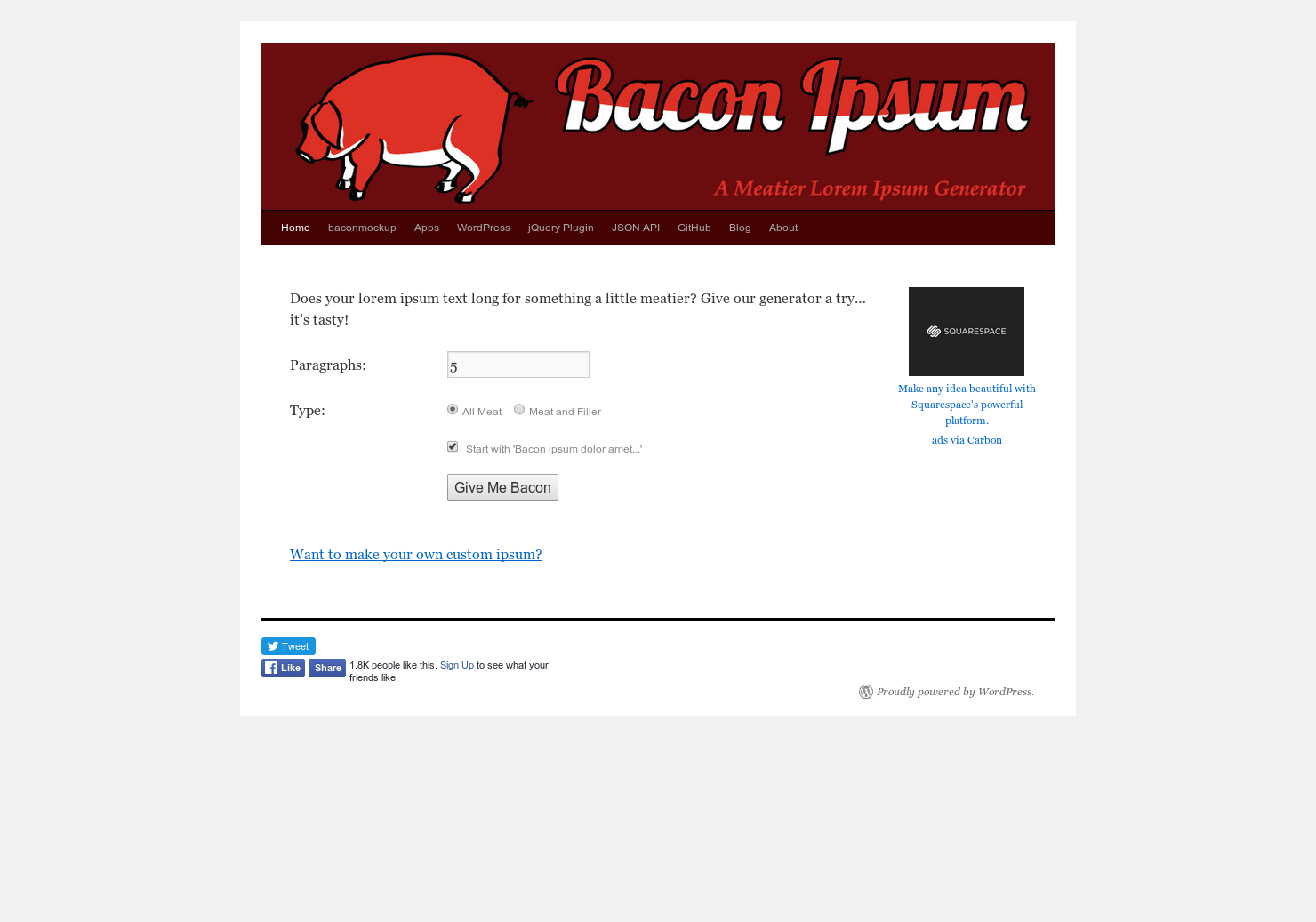 Bacon Ipsum