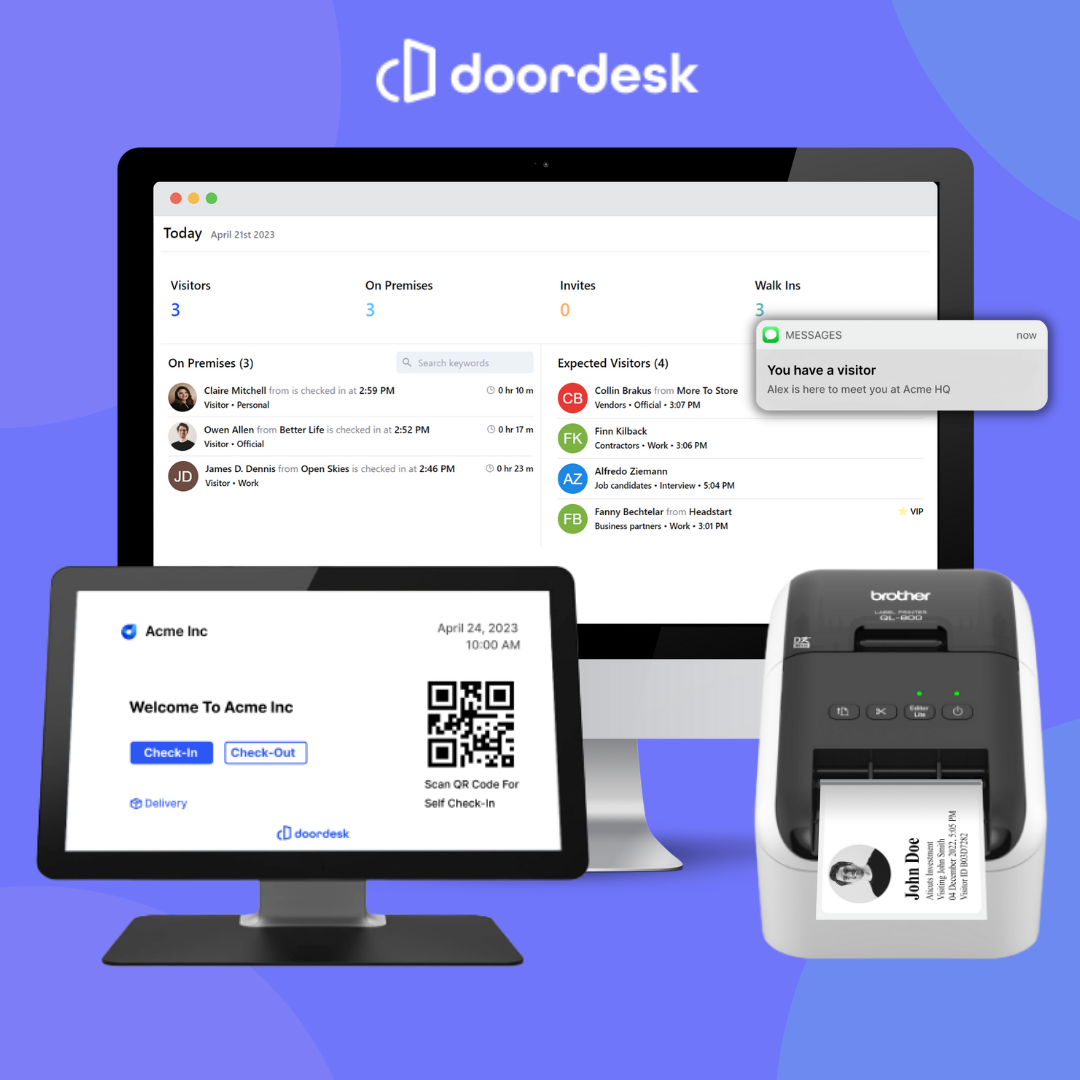 startuptile DoorDesk-Simplify visitor management