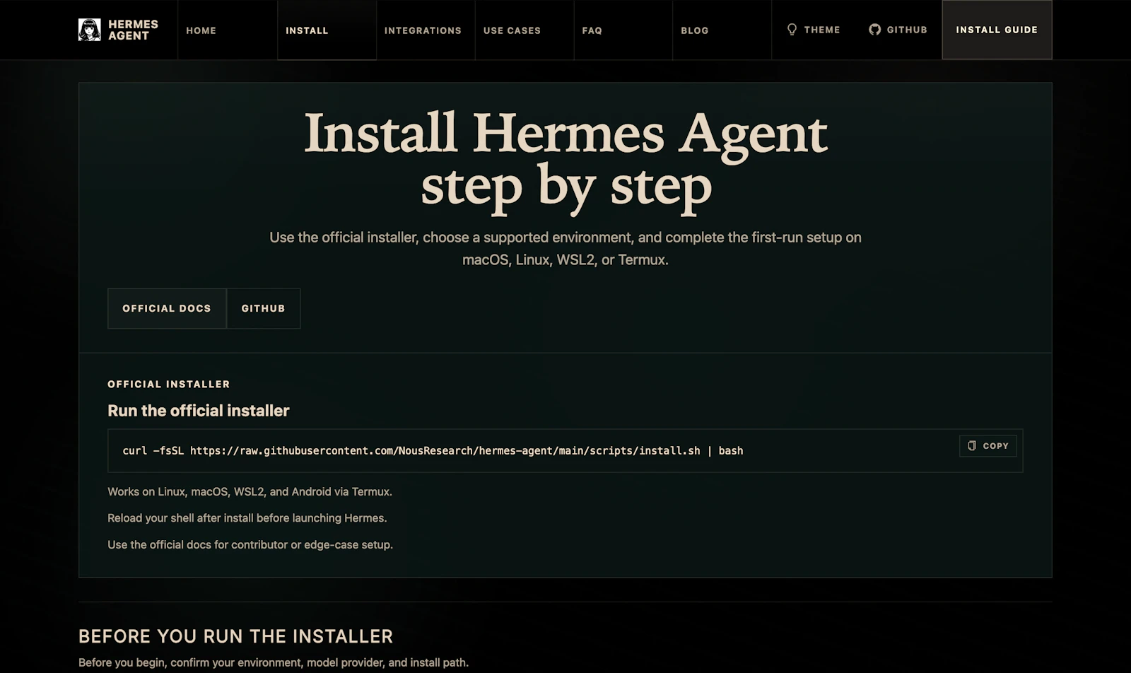 AI Hermes Agent screenshot 1