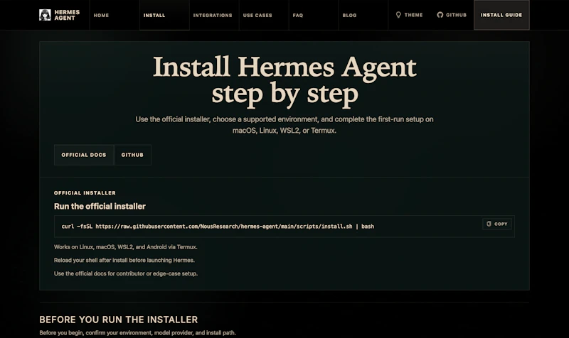 AI Hermes Agent screenshot 1