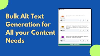 Shopify AltText AI Bulk Generator SEO+ gallery image