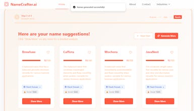 NameCrafter.ai gallery image