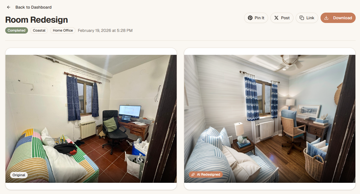 RoomGlow - Screenshot 3 showing product features and functionality
