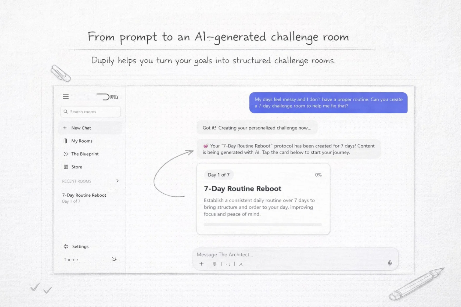 Dupily - Screenshot 2 showing product features and functionality