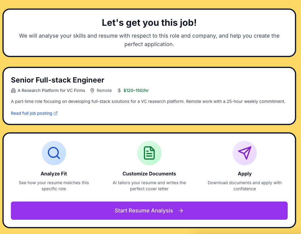 Job Squad - Screenshot 5 showing product features and functionality