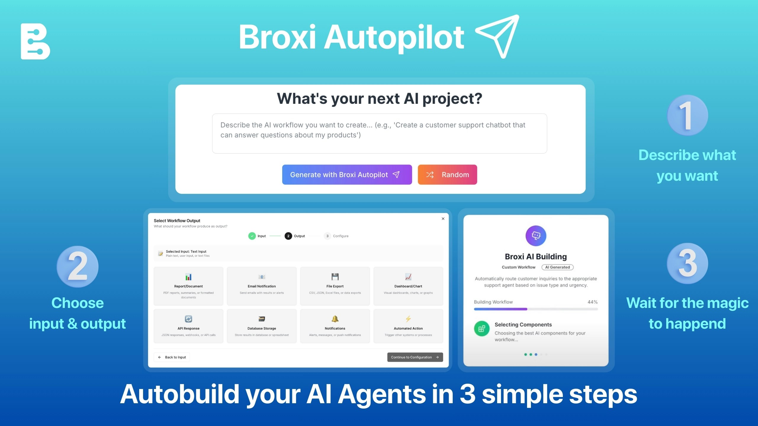 Lluvia - Sin código AI Agent Builder.Desde el texto hasta los agentes de IA en minutos media 3